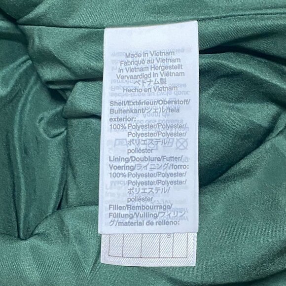 J.Crew Women's Quilted Puffer Vest Green Flap Pockets Size Small - Picture 6 of 6